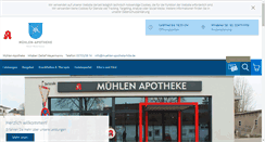 Desktop Screenshot of muehlen-apotheke-hille.de